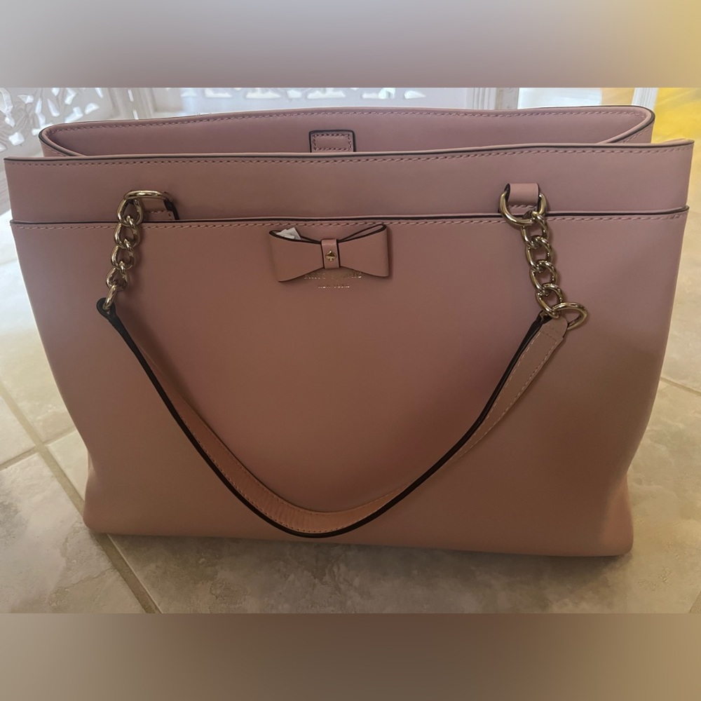 NWT Kate Spade Leather Blush Pink Tote
